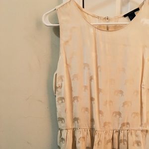 Elephant detail tank top